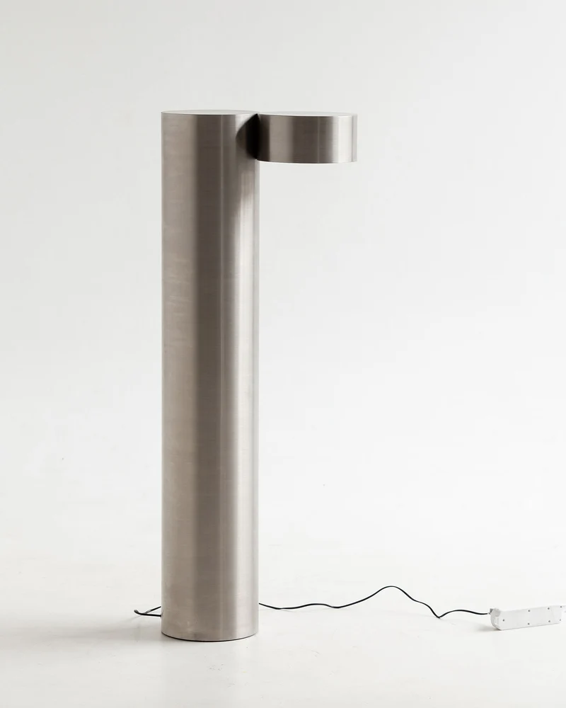 X Stainless Steel floor lamp