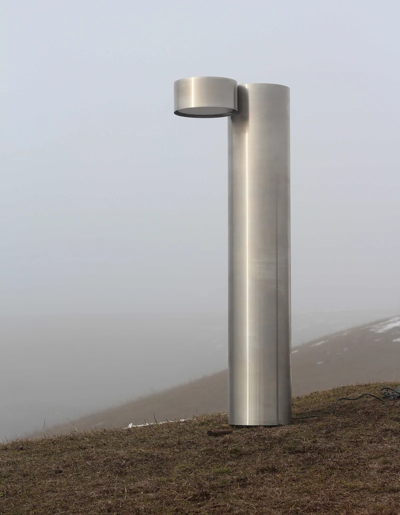 X Stainless Steel floor lamp