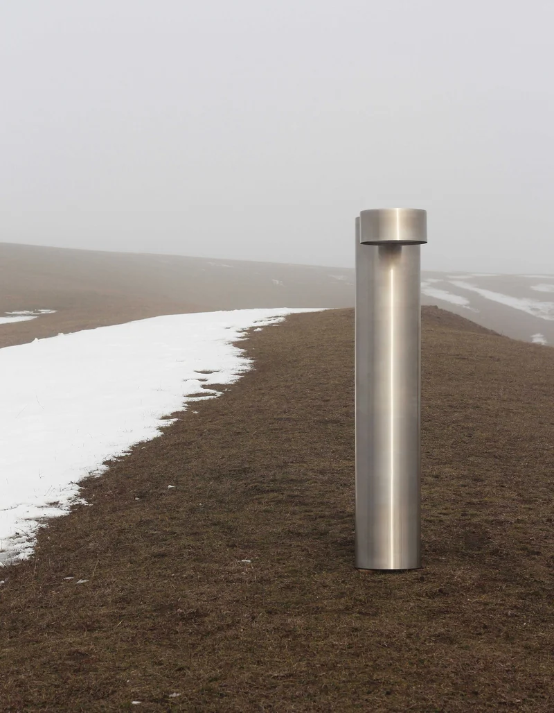X Stainless Steel floor lamp