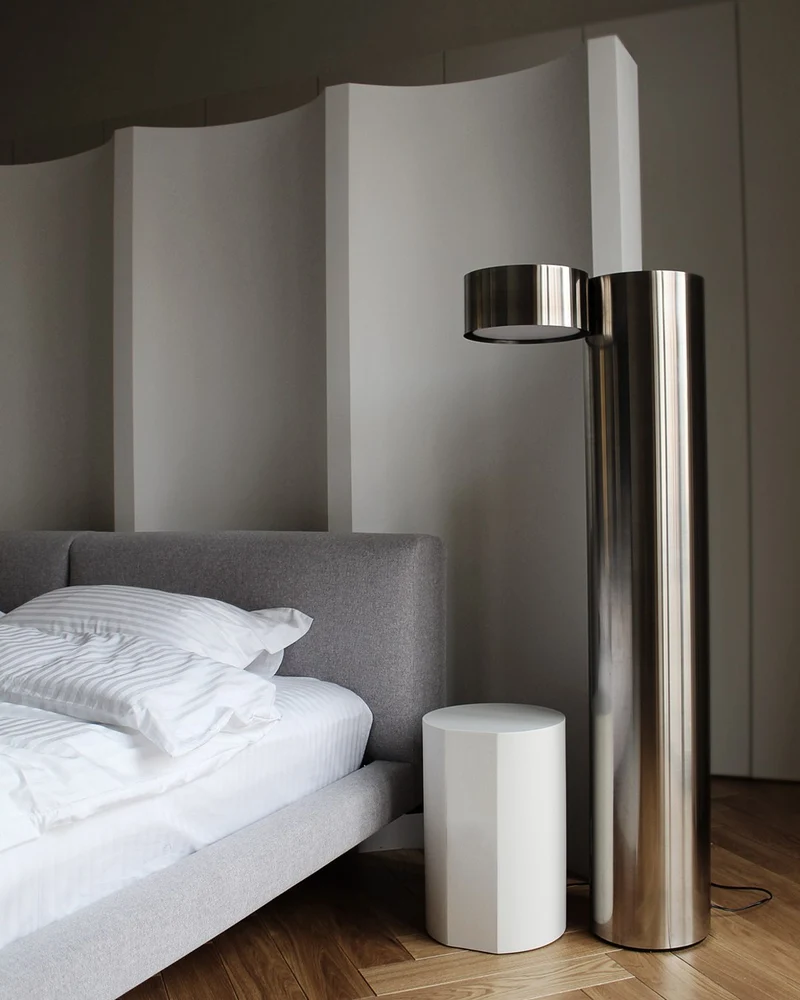 X Stainless Steel floor lamp