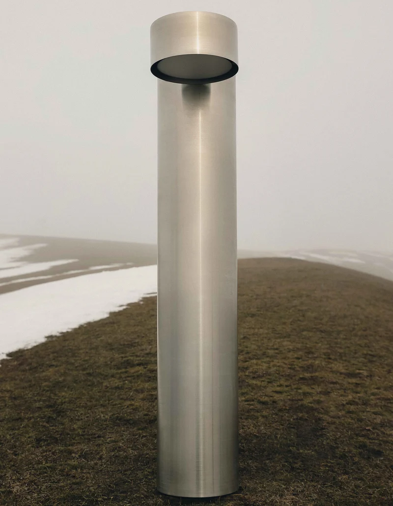X Stainless Steel floor lamp