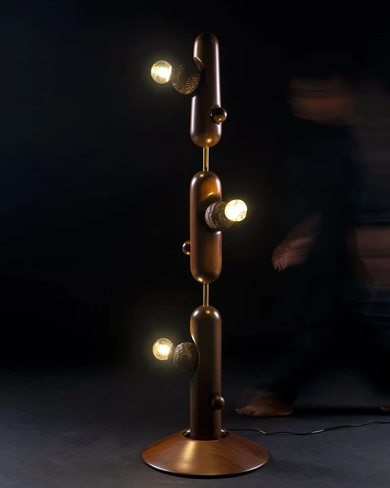 Cactus Glass Floor Lamp