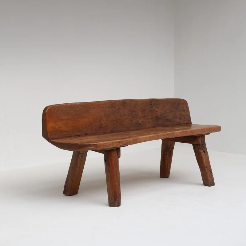 Rustic Wooden Bench