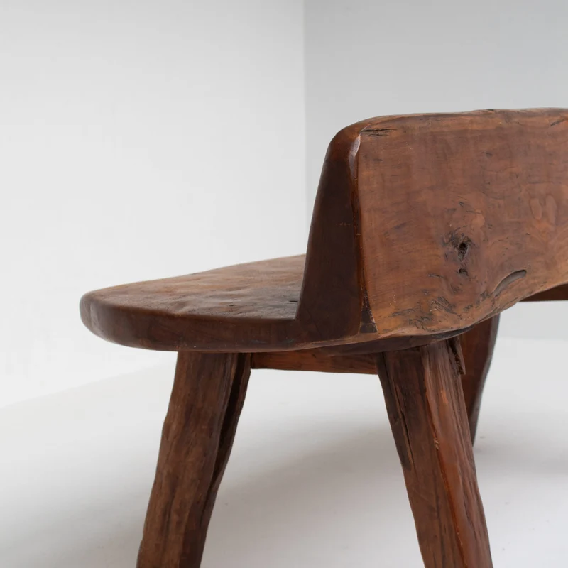 Rustic Wooden Bench