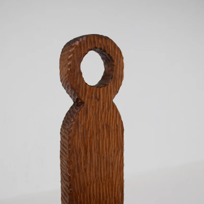 Brutalist Wooden Chair