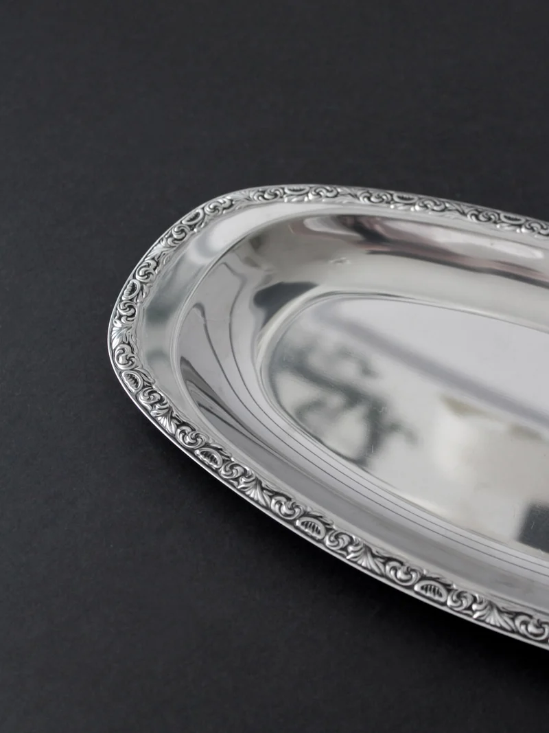 WMF "Baroque" Stainless Steel Tray And Coasters Set