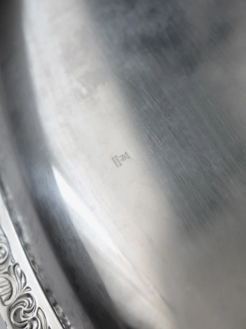 WMF "Baroque" Stainless Steel Tray And Coasters Set