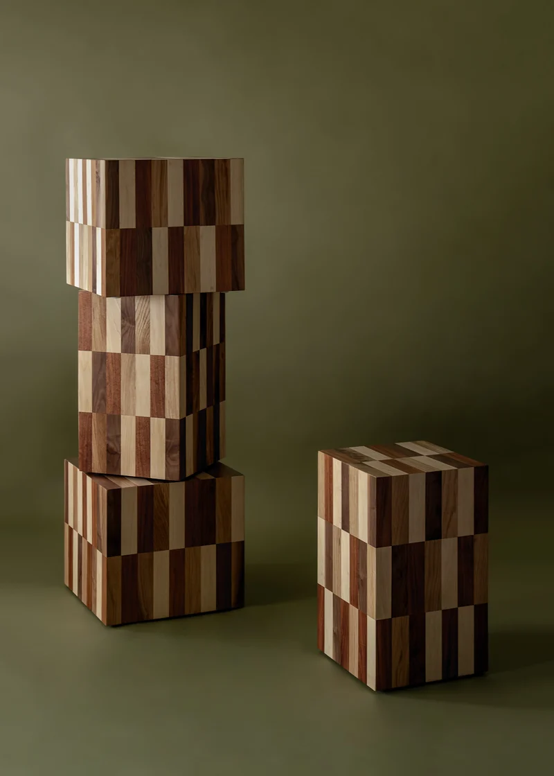 MORA Wooden Auxiliary Table by Daniel Couttolenc