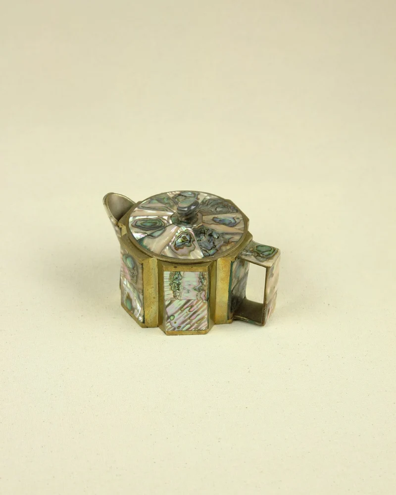 Vintage Abalone Jar
