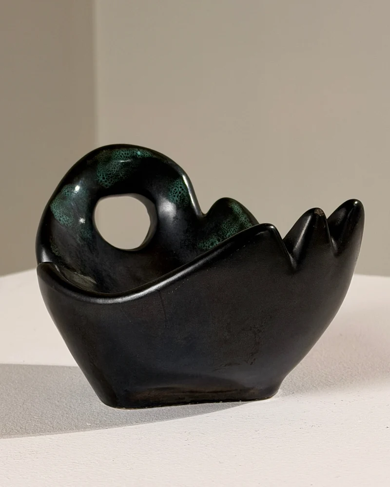 Free-form Ceramic Bowl, Vallauris, France, circa 1960.