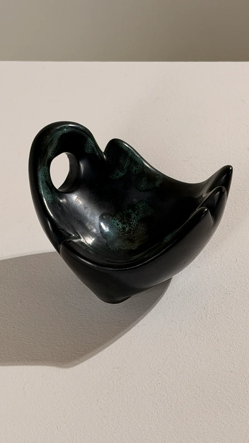 Free-form Ceramic Bowl, Vallauris, France, circa 1960.