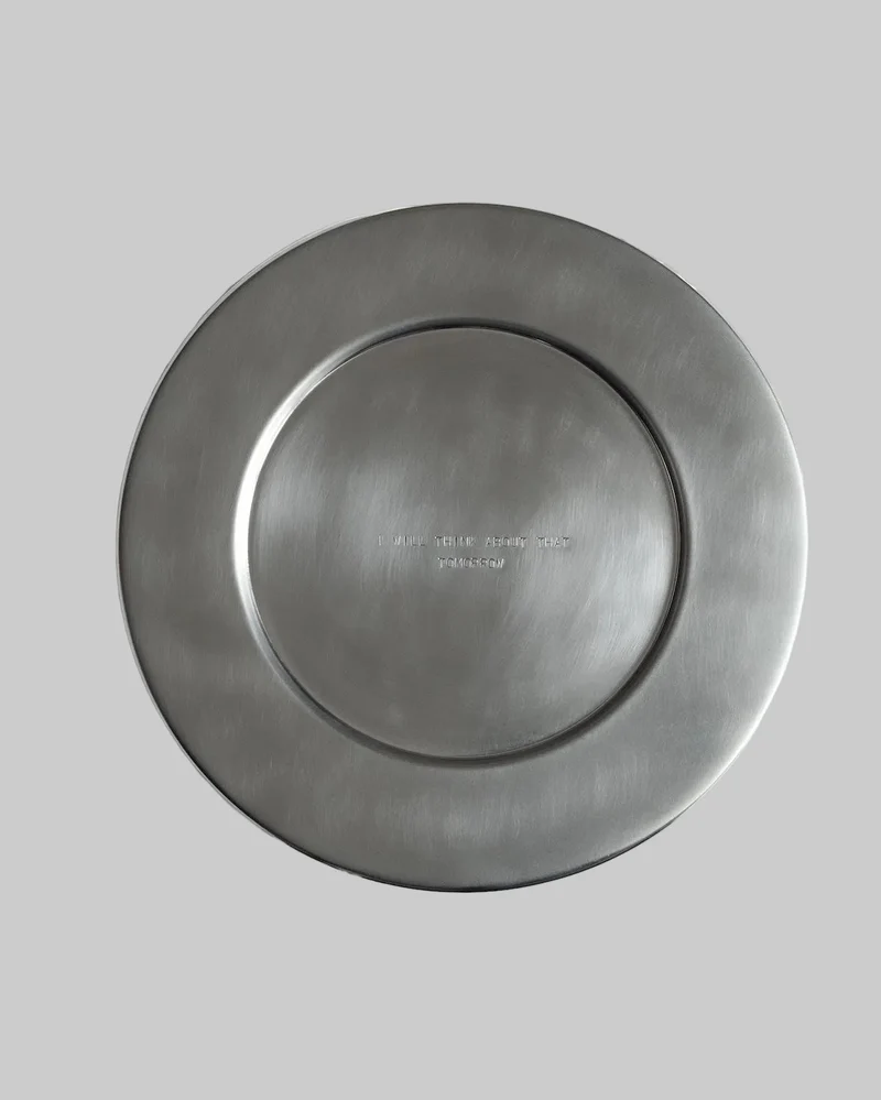 TRACES — Stainless Steel Decorative Dishes