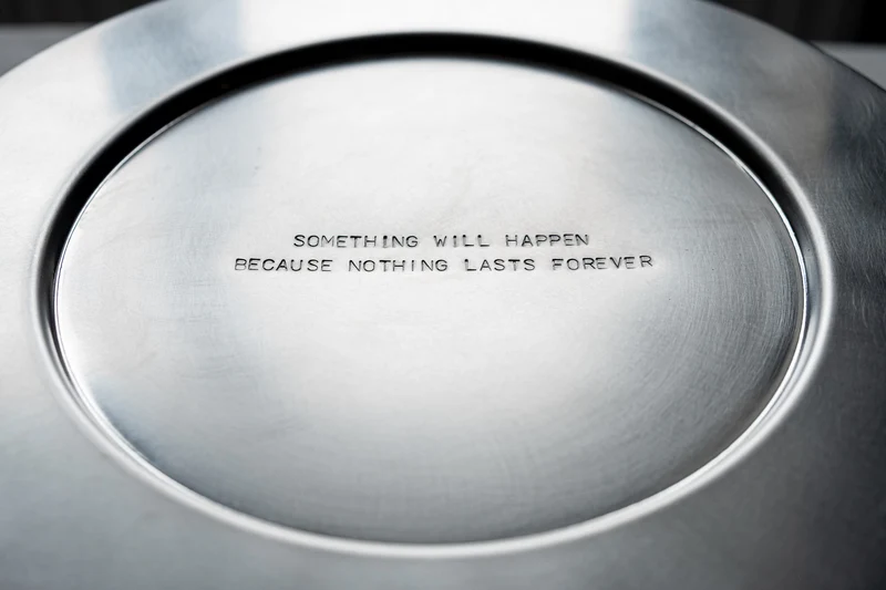 TRACES — Stainless Steel Decorative Dishes