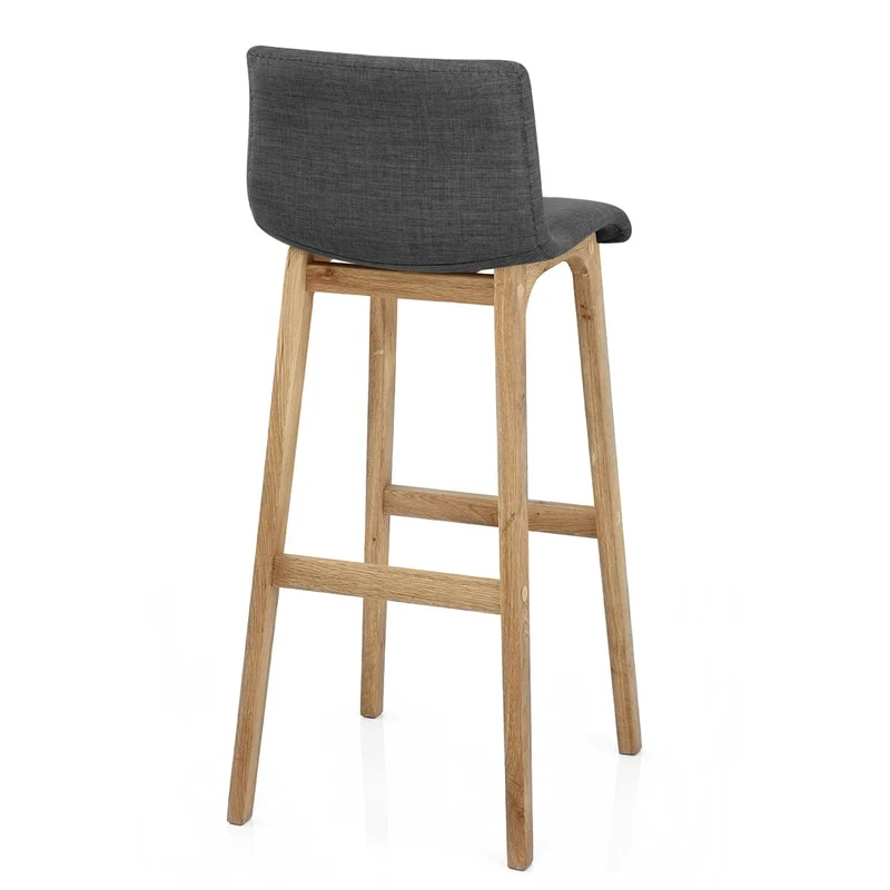 Tabouret de Bar en Tissu - Drift Gris Foncé