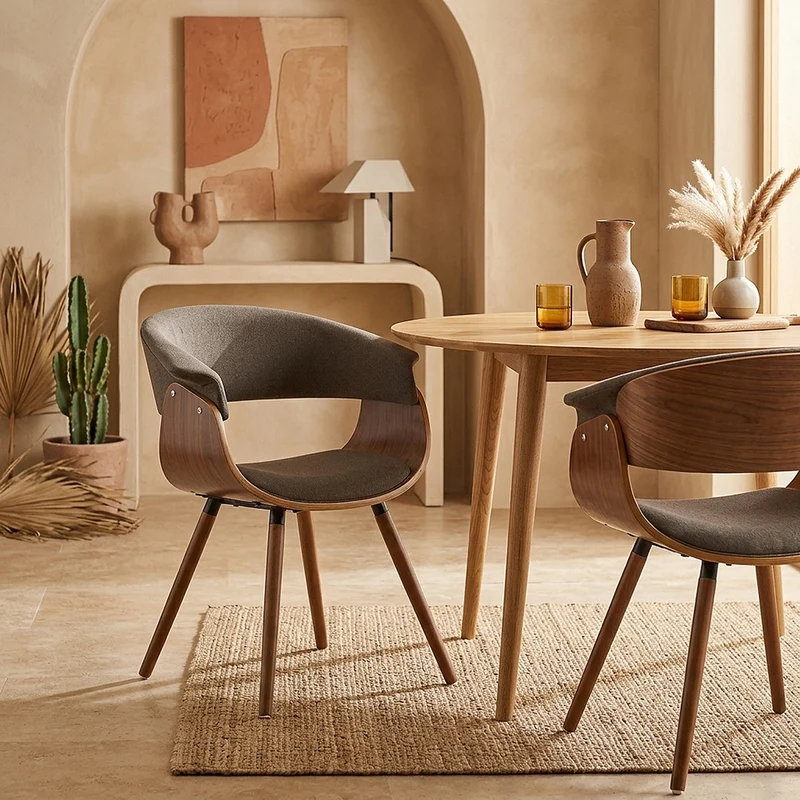 Chaise Bois - Grafton Marron