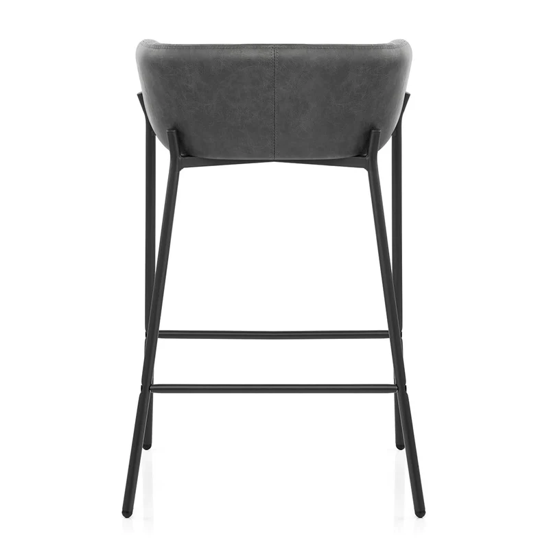 Tabouret de Bar Faux Cuir - Cub Gris