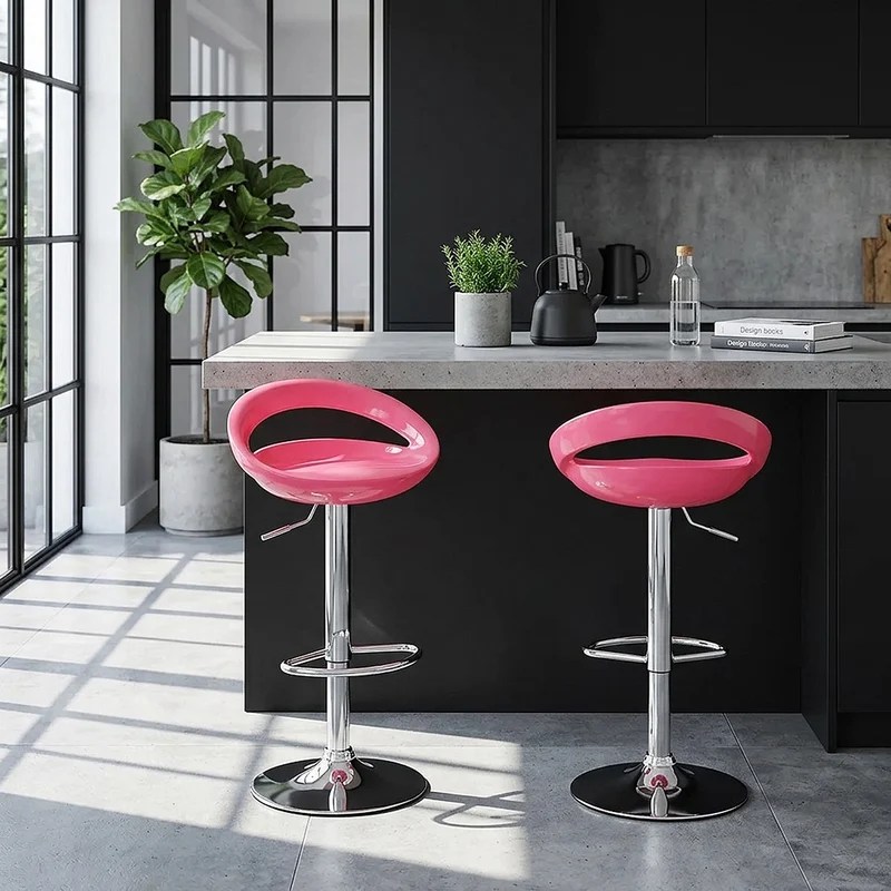 Chaise de Bar ABS Chrome - Crescent Rose