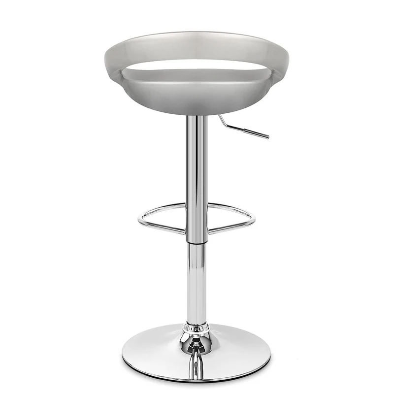 Chaise de Bar ABS Chrome - Crescent Gris