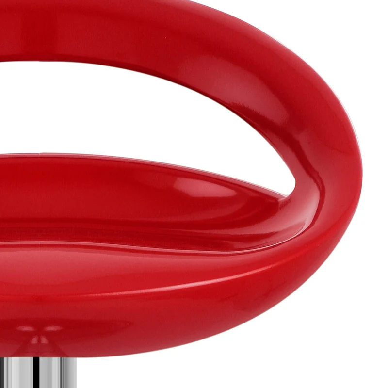 Chaise de Bar ABS Chrome - Crescent Rouge