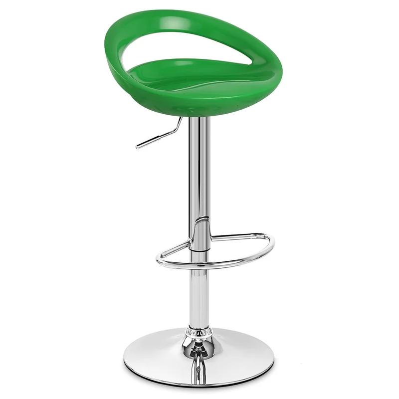 Chaise de Bar ABS Chrome - Crescent Vert