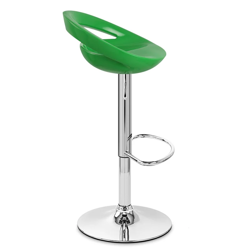 Chaise de Bar ABS Chrome - Crescent Vert