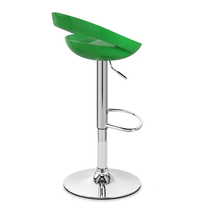 Chaise de Bar ABS Chrome - Crescent Vert