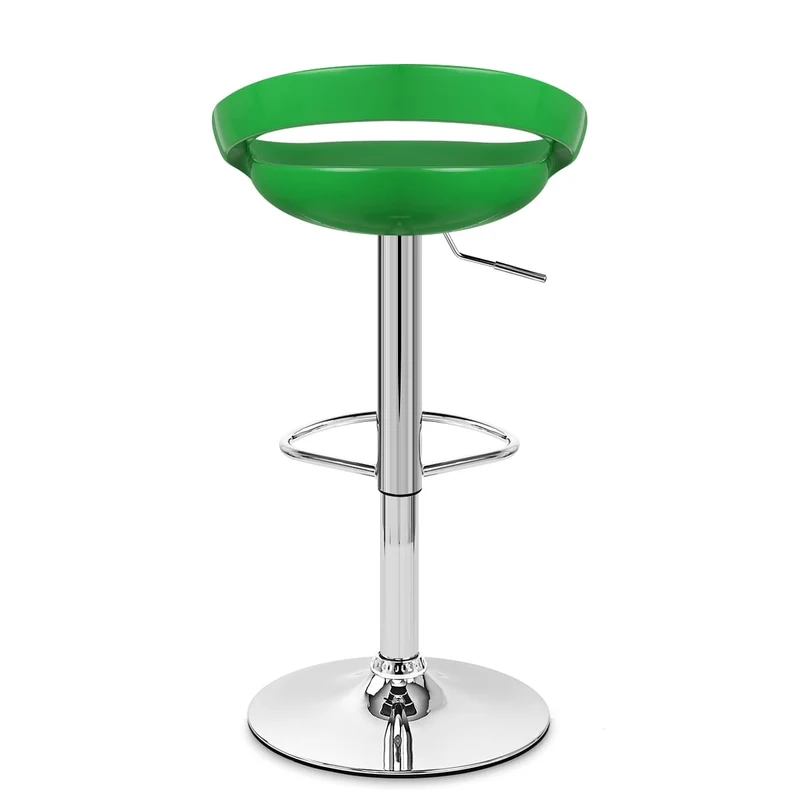 Chaise de Bar ABS Chrome - Crescent Vert
