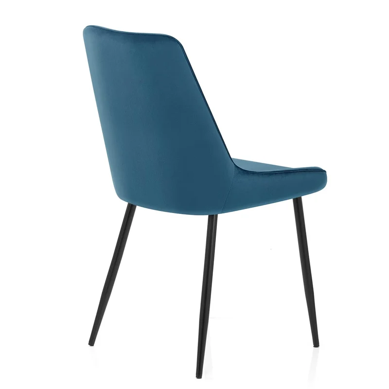 Chaise Velours - Chevy Bleu