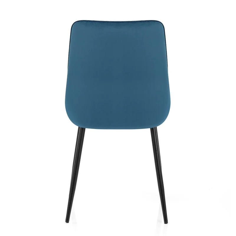 Chaise Velours - Chevy Bleu