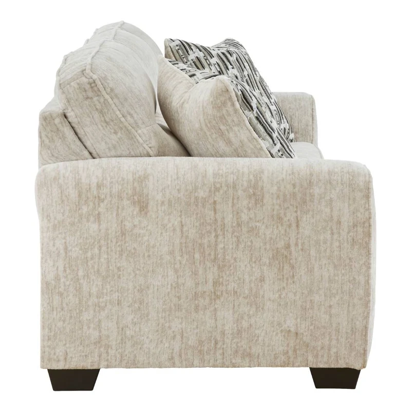 Sofa en tissu avec coussins - Lonoke