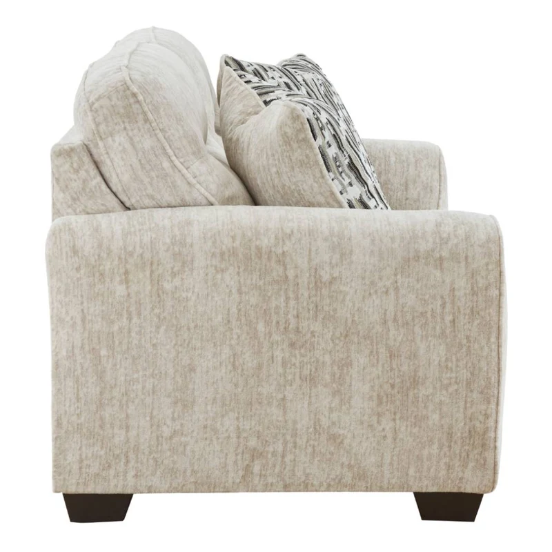 Causeuse en tissu avec coussins - Lonoke