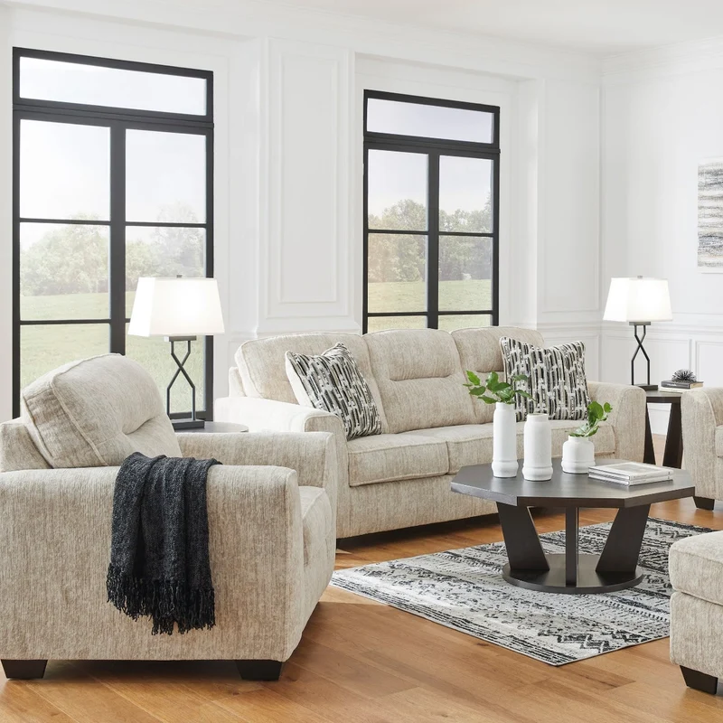 Fauteuil surdimensionné en tissu - Lonoke