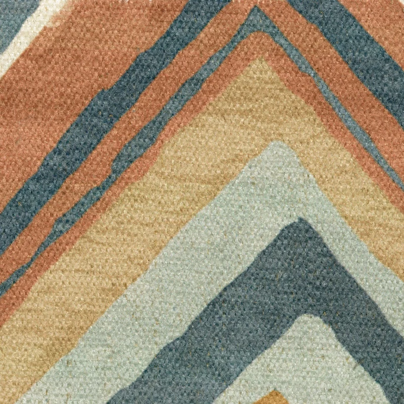 Causeuse en tissu texturé avec coussins - Cashton