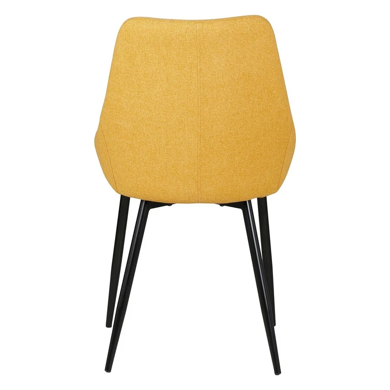 Chaise BARI tissu pieds métal