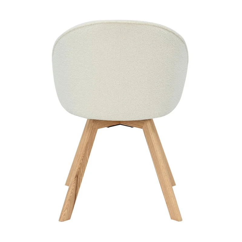 Chaise repas pivotante blanc