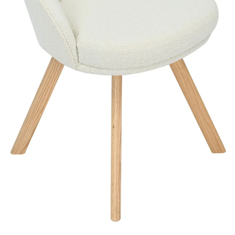 Chaise repas pivotante blanc