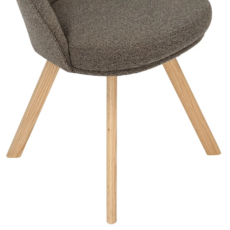 Chaise repas pivotante marron