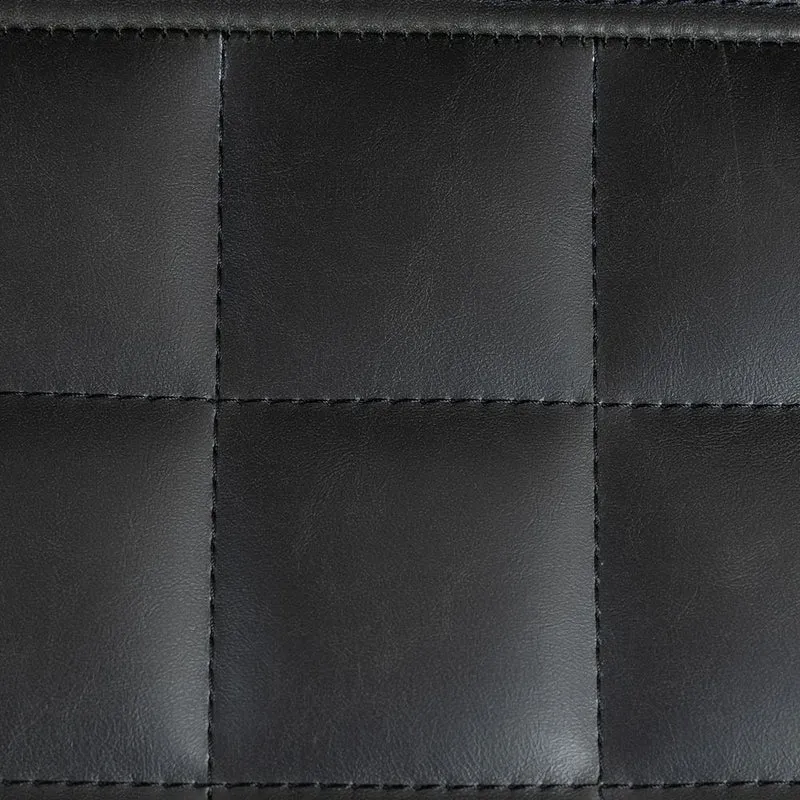 Chaise repas PU noir