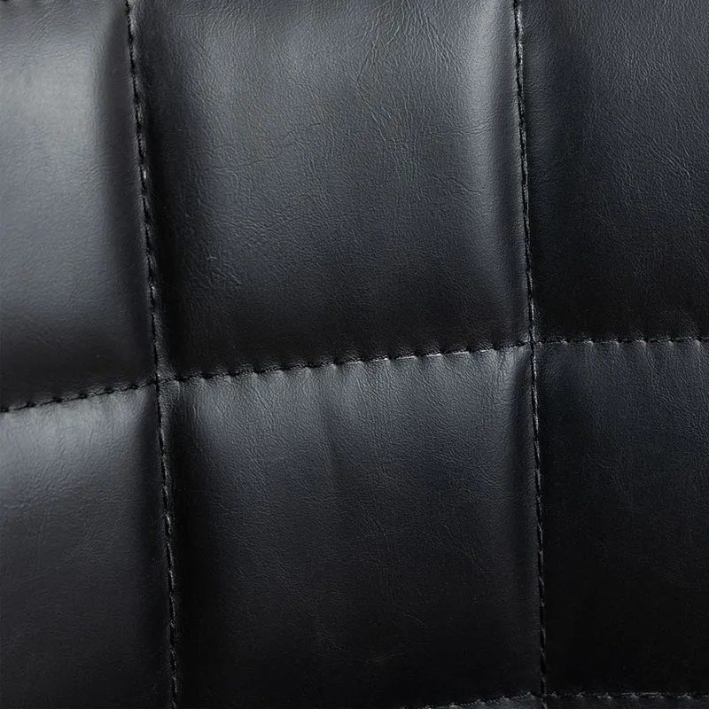 Chaise repas PU noir