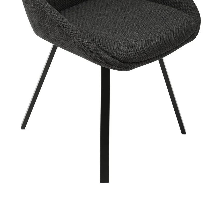 Chaise repas pivotante noir