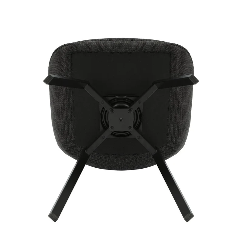 Chaise repas pivotante noir