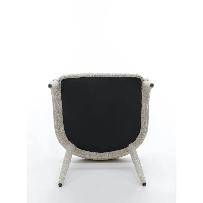 Chaise repas full bouclette sable