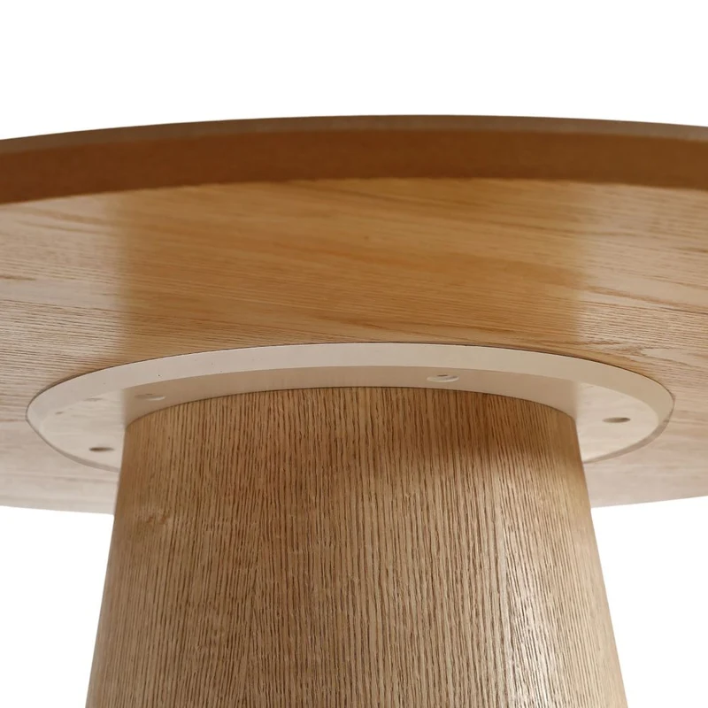 Table repas D120 cm placage chêne