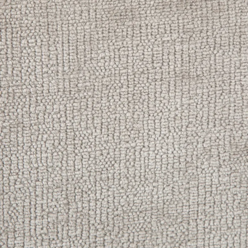 Chaise repas avec accoudoirs tissu chenille taupe pied métal