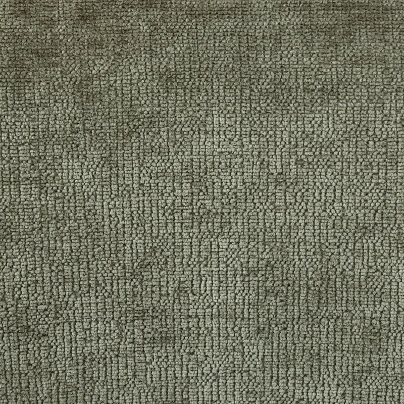 Chaise repas avec accoudoirs tissu chenille kaki pied métal