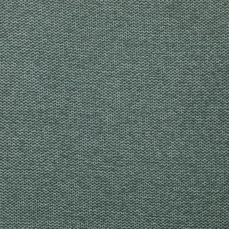 Chaise repas tissu vert pied en frêne naturel